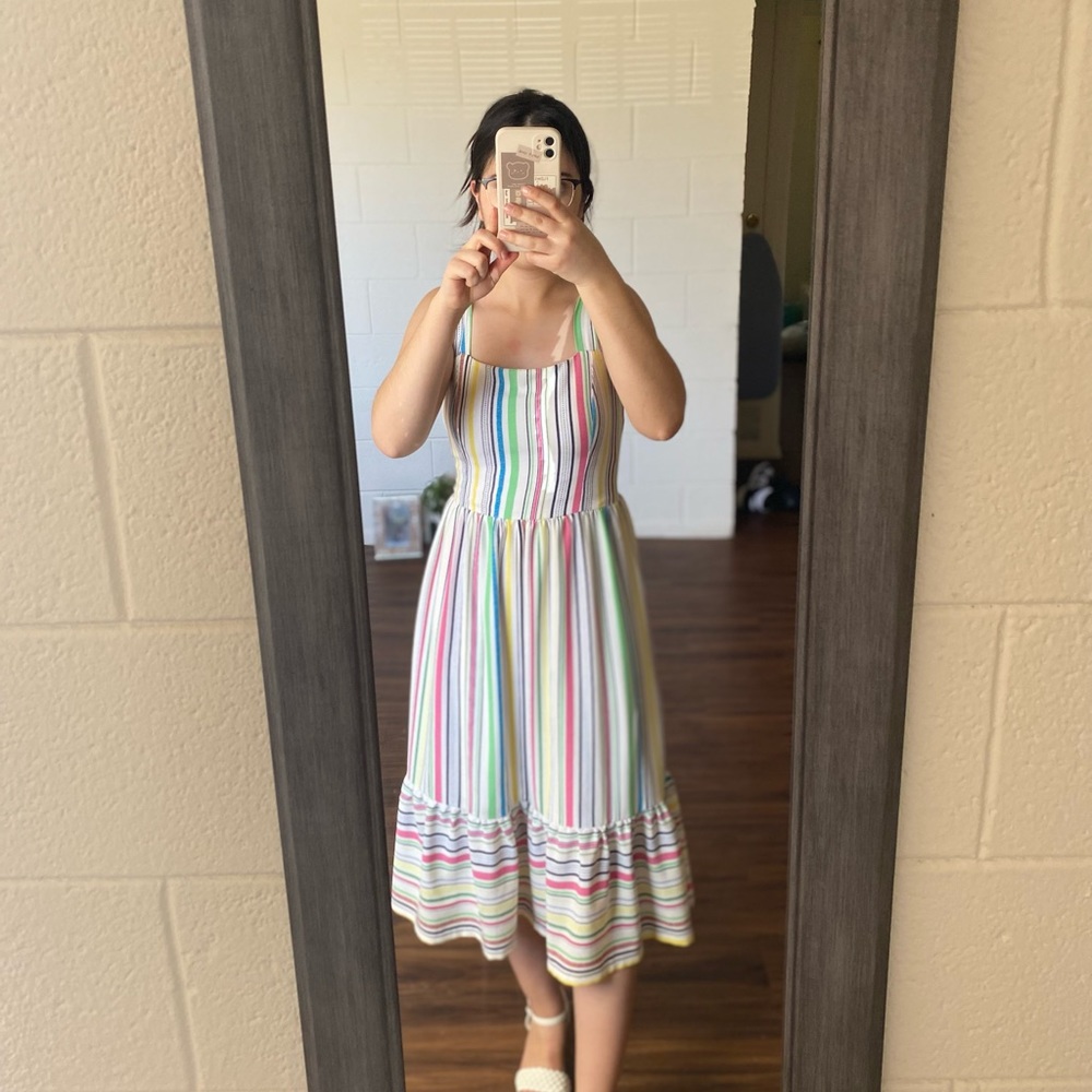 #colorfuldress  #smallsize   #Maxidress 💗